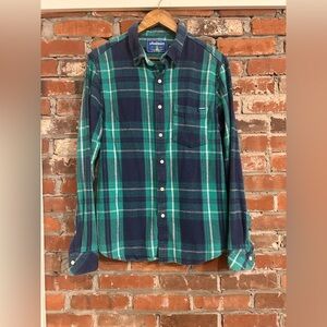 Chubbies The Ranch Plaid Flannel Button Up Large